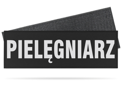 PIELĘGNIARZ naszywka odblaskowa