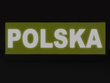 POLSKA naszywka odblaskowa