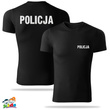 Dziecięca koszulka z nadrukiem odblaskowym POLICJA