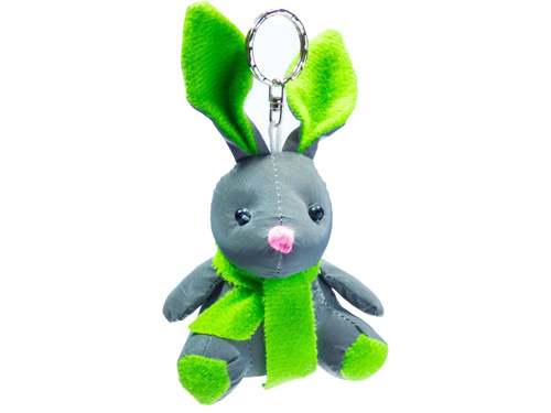 Brelok odblaskowy maskotka dla dziecka KRÓLIK