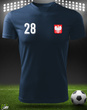 Sportowa koszulka termoaktywna T-shirt z TWOIM NAPISEM I NUMEREM