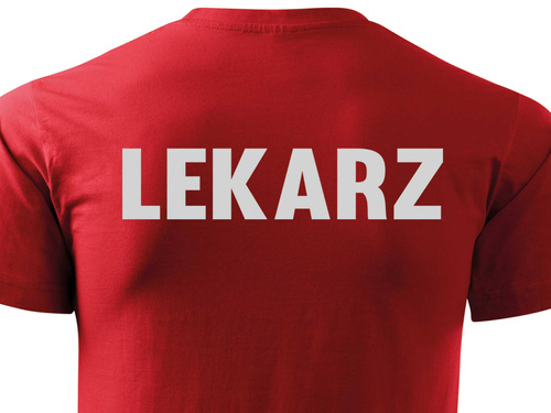 LEKARZ koszulka z nadrukiem