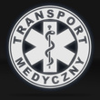 TRANSPORT MEDYCZNY emblemat odblaskowy z eskulapem