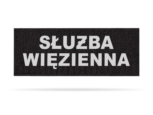 SŁUŻBA WIĘZIENNA emblemat odblaskowy