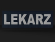 LEKARZ naszywka odblaskowa