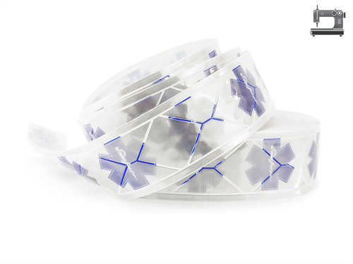 Odblaskowa taśma do wszycia pryzmatyczna PCV eskulap 5 cm