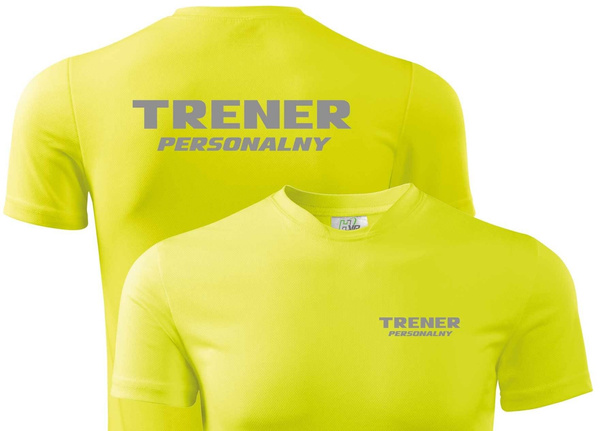 TRENER PERSONALNY siłownia koszulka termoaktywna