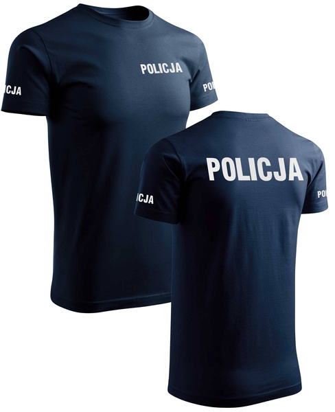 POLICJA koszulka z nadrukiem