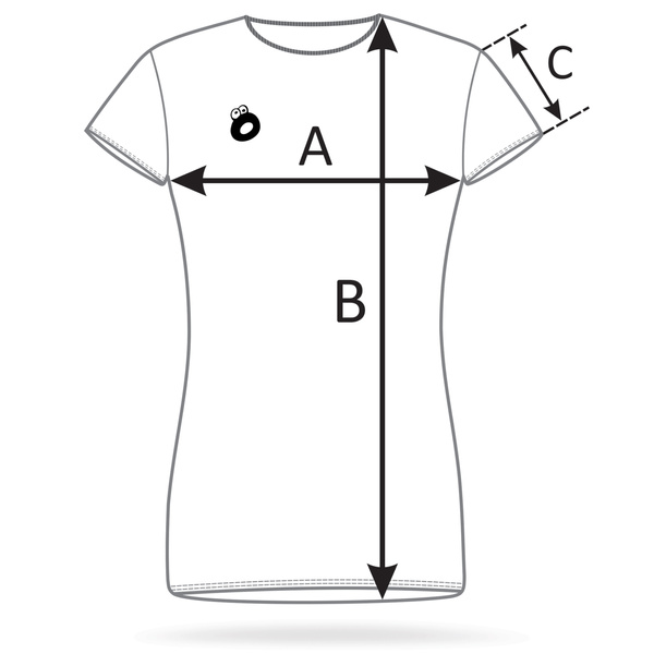 Damska koszulka bawełniana T-shirt - kolor biały