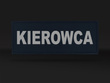 KIEROWCA emblemat odblaskowy