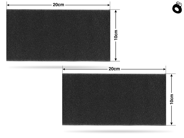 Taśma rzep do naszywek – na odzież  – 20 x 20 cm