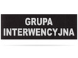 GRUPA INTERWENCYJNA emblemat odblaskowy