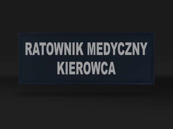 RATOWNIK MEDYCZNY KIEROWCA emblemat odblaskowy