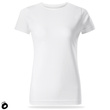 Damska koszulka bawełniana T-shirt - kolor biały