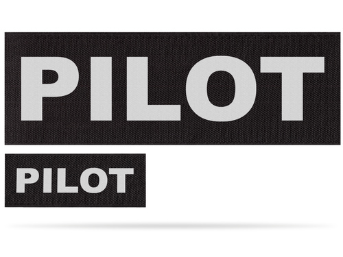 PILOT zestaw emblematów odblaskowych