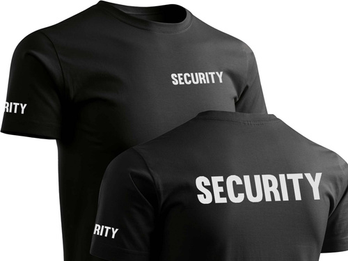 SECURITY koszulka z nadrukiem