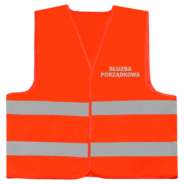 SŁUŻBA PORZĄDKOWA kamizelka odblaskowa