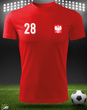 Sportowa koszulka termoaktywna T-shirt z TWOIM NAPISEM I NUMEREM