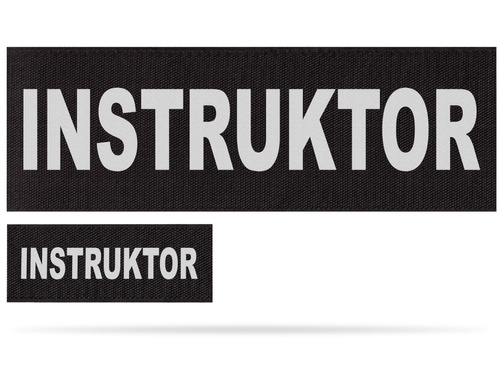 INSTRUKTOR zestaw emblematów odblaskowych