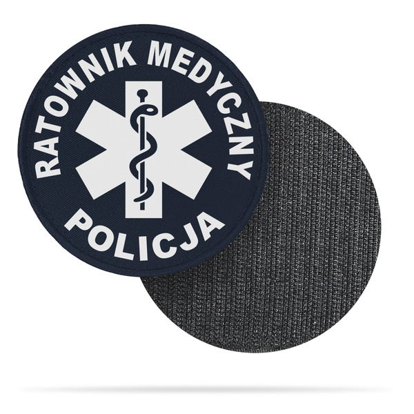 RATOWNIK MEDYCZNY POLICJA emblemat odblaskowy 