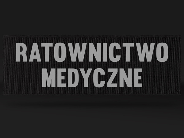RATOWNICTWO MEDYCZNE emblemat odblaskowy