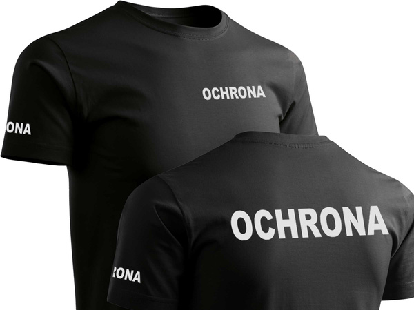 OCHRONA koszulka z nadrukiem
