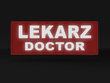 LEKARZ DOCTOR naszywka odblaskowa