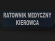 RATOWNIK MEDYCZNY KIEROWCA emblemat odblaskowy