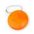 Zawieszka odblaskowa na łańcuszku - KÓŁKO POMARAŃCZOWE