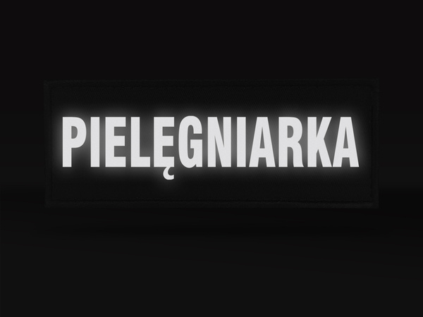 PIELĘGNIARKA naszywka odblaskowa