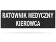 RATOWNIK MEDYCZNY KIEROWCA naszywka odblaskowa