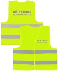 INSPEKTORAT ds. OCHRONY ZWIERZĄT kamizelka odblaskowa