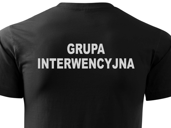 GRUPA INTERWENCYJNA koszulka z nadrukiem