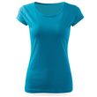 Damska koszulka bawełniana - kolor turkusowy