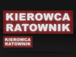 KIEROWCA RATOWNIK zestaw naszywek odblaskowych