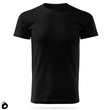 Męska koszulka bawełniana T-shirt - czarna 