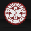 RATOWNICTWO MEDYCZNE naszywka odblaskowa + eskulap