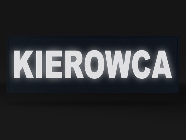 KIEROWCA emblemat odblaskowy