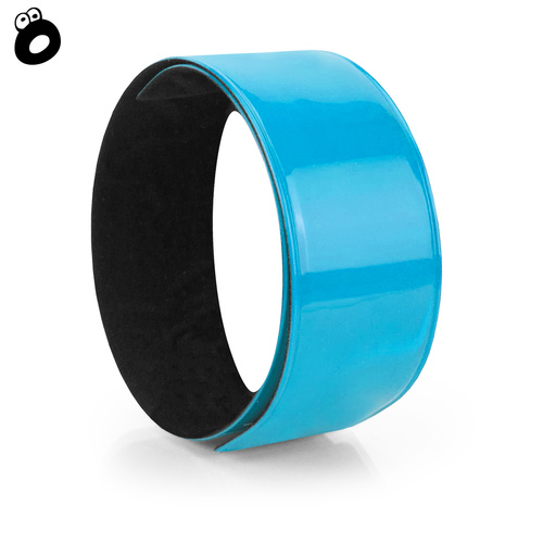 Odblaskowa opaska samozaciskowa - kolor błękitny