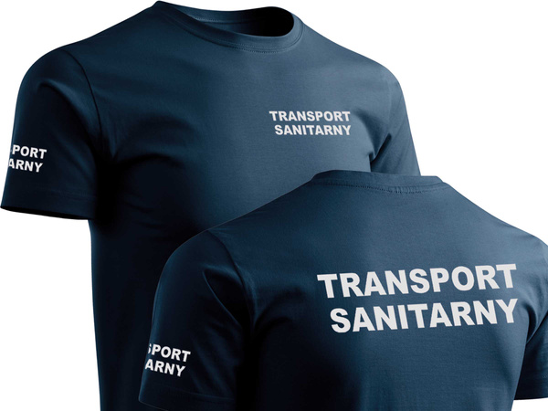 TRANSPORT SANITARNY koszulka z nadrukiem