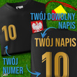 Sportowa koszulka termoaktywna T-shirt z TWOIM NAPISEM I NUMEREM