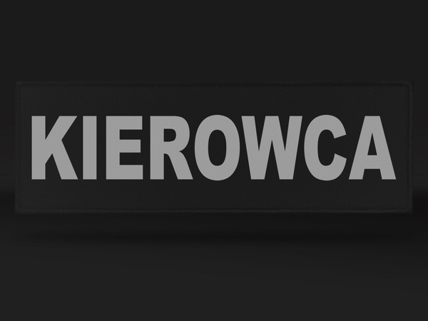 KIEROWCA naszywka odblaskowa