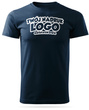 Koszulka T-shirt z własnym nadrukiem - granatowa