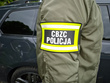 Odblaskowa opaska szybkiego rozpoznania nadruk CBZC (Centralne Biuro Zwalczania Cyberprzestępczości)