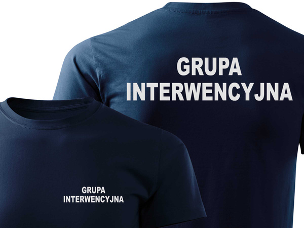 GRUPA INTERWENCYJNA koszulka z nadrukiem