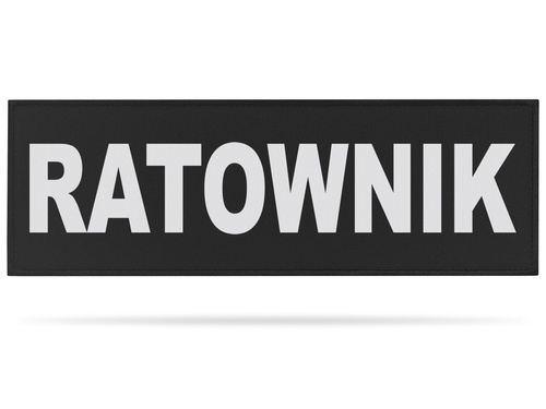 RATOWNIK naszywka odblaskowa