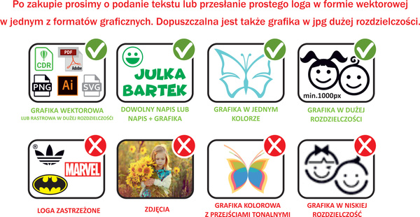 Dziecięca koszulka z WŁASNYM NADRUKIEM - granat