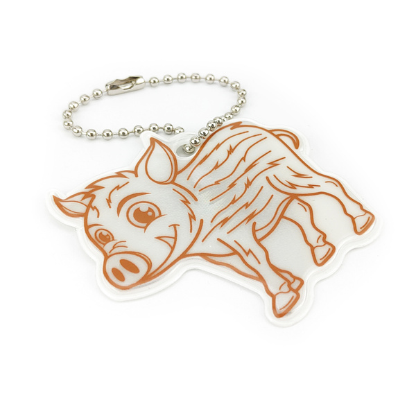 Zawieszka odblaskowa na łańcuszku - WARCHLAK