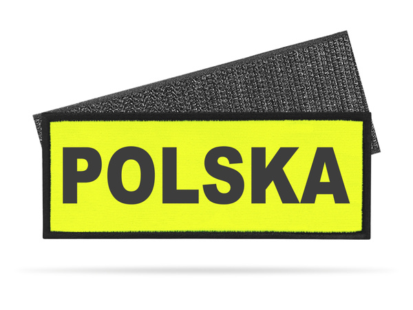 POLSKA naszywka odblaskowa