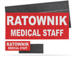 RATOWNIK MEDICAL STAFF zestaw naszywek odblaskowych